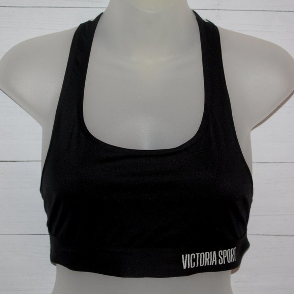 Victoria's Secret SPORT Sports Bra Small Black - Picture 1 of 2